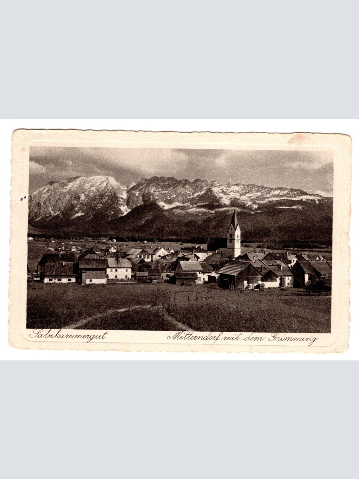 AK, Bad Mitterndorf mit Grimming, Steiermark, Ansichtskarte (S5001)