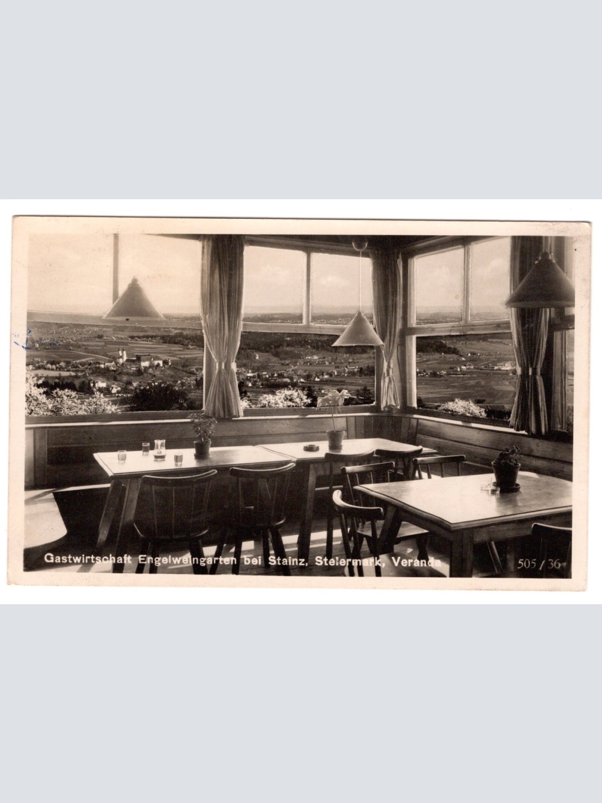 AK, Gastwirtschaft Engelweingarten bei Stainz, Steiermark, Ansichtskarte (S5008)