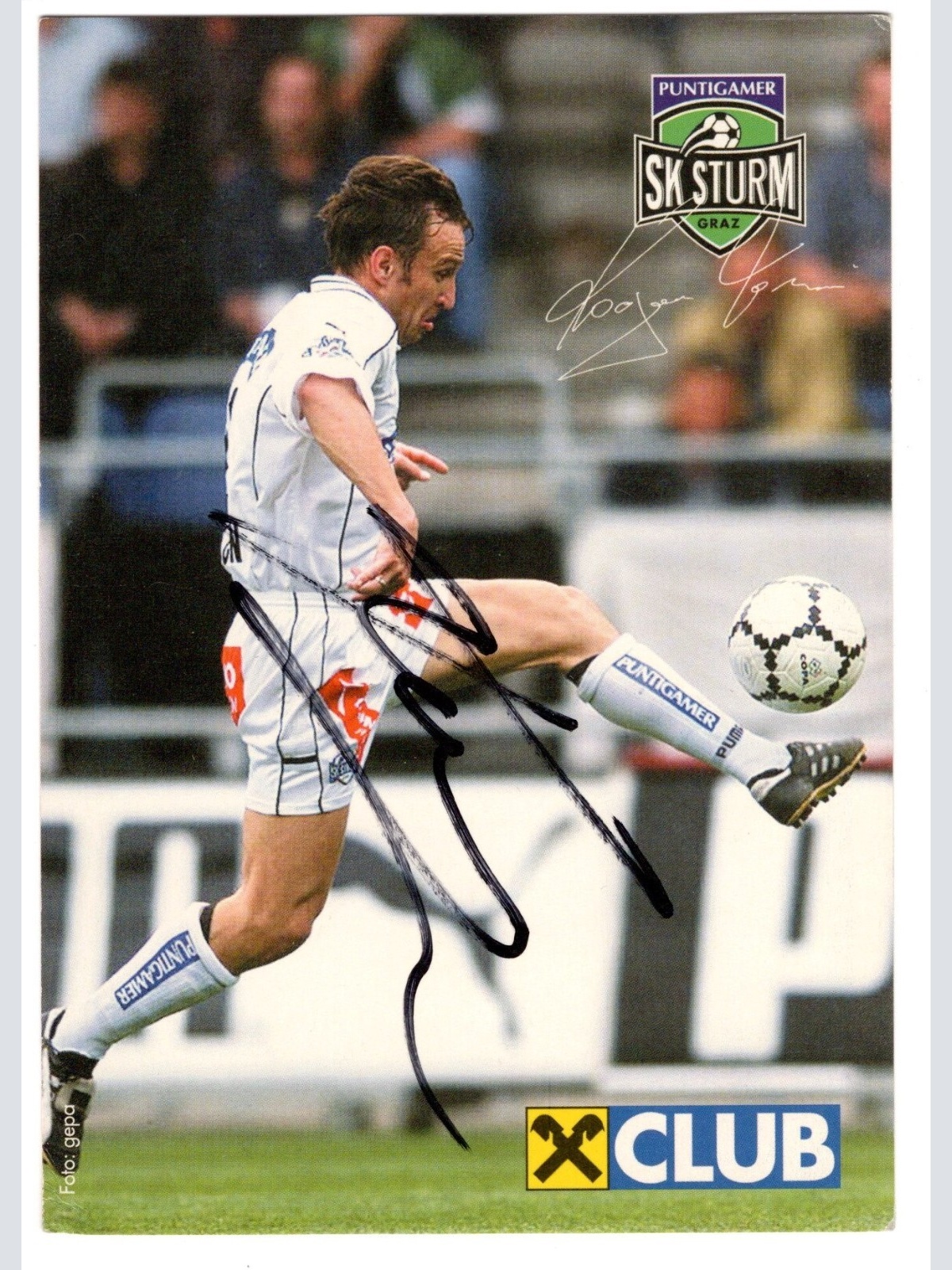 AK, Tomica Kocijan, mit Original Unterschrift (S5048)