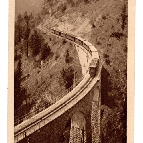 AK, Mariazellerbahn, Saugraben-Viadukt, Steiermark, Ansichtskarte (S5072)