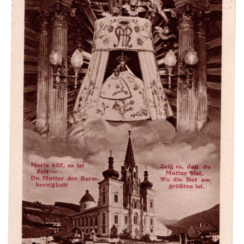 AK, Mariazell mit Gnadenmutter, Steiermark, Ansichtskarte (S5073)