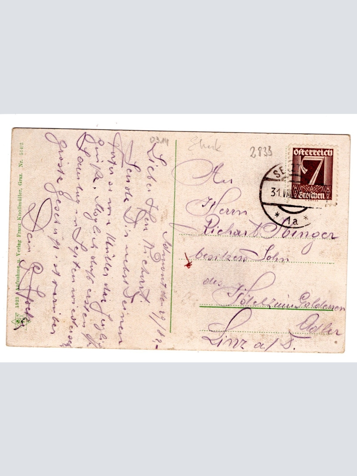 AK, Admont, Steiermark, Ansichtskarte (S5085)