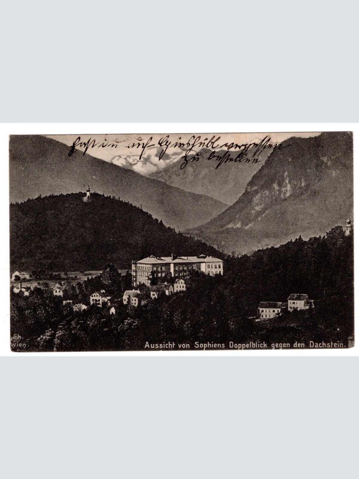 AK, Sophiens Doppelblick, Bad Ischl, Oberösterreich, Ansichtskarte (S5093)