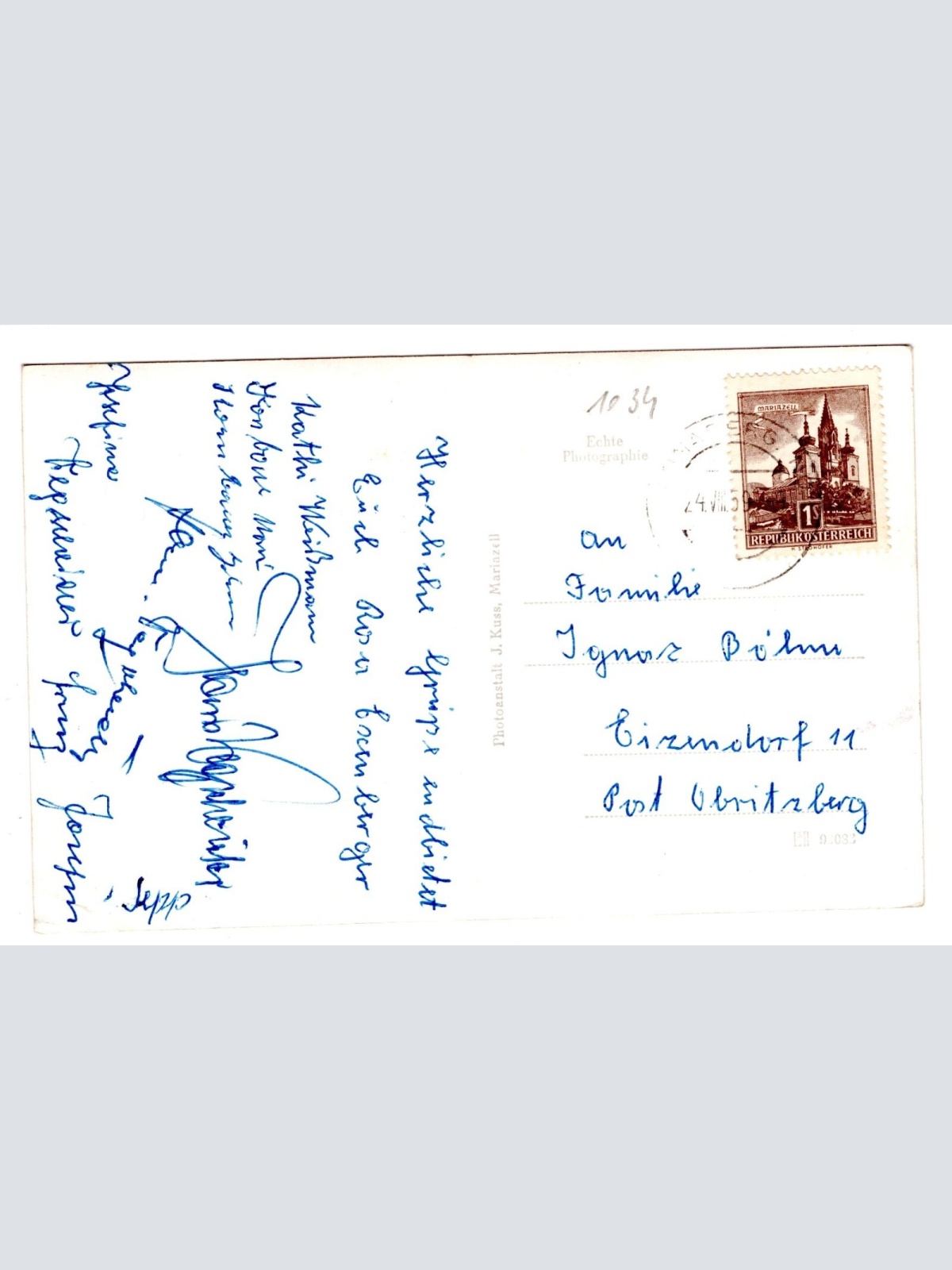 AK, Erlaufsee, Steiermark, Ansichtskarte (S5094)