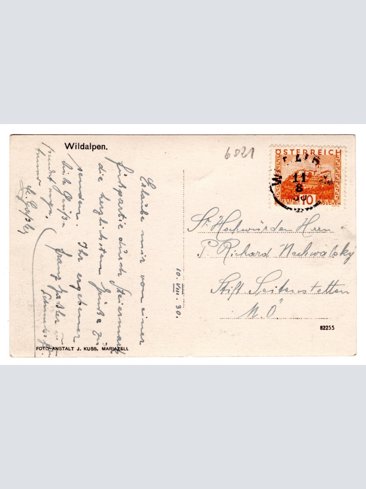 AK, Wildalpen, Steiermark, Ansichtskarte (S5103)