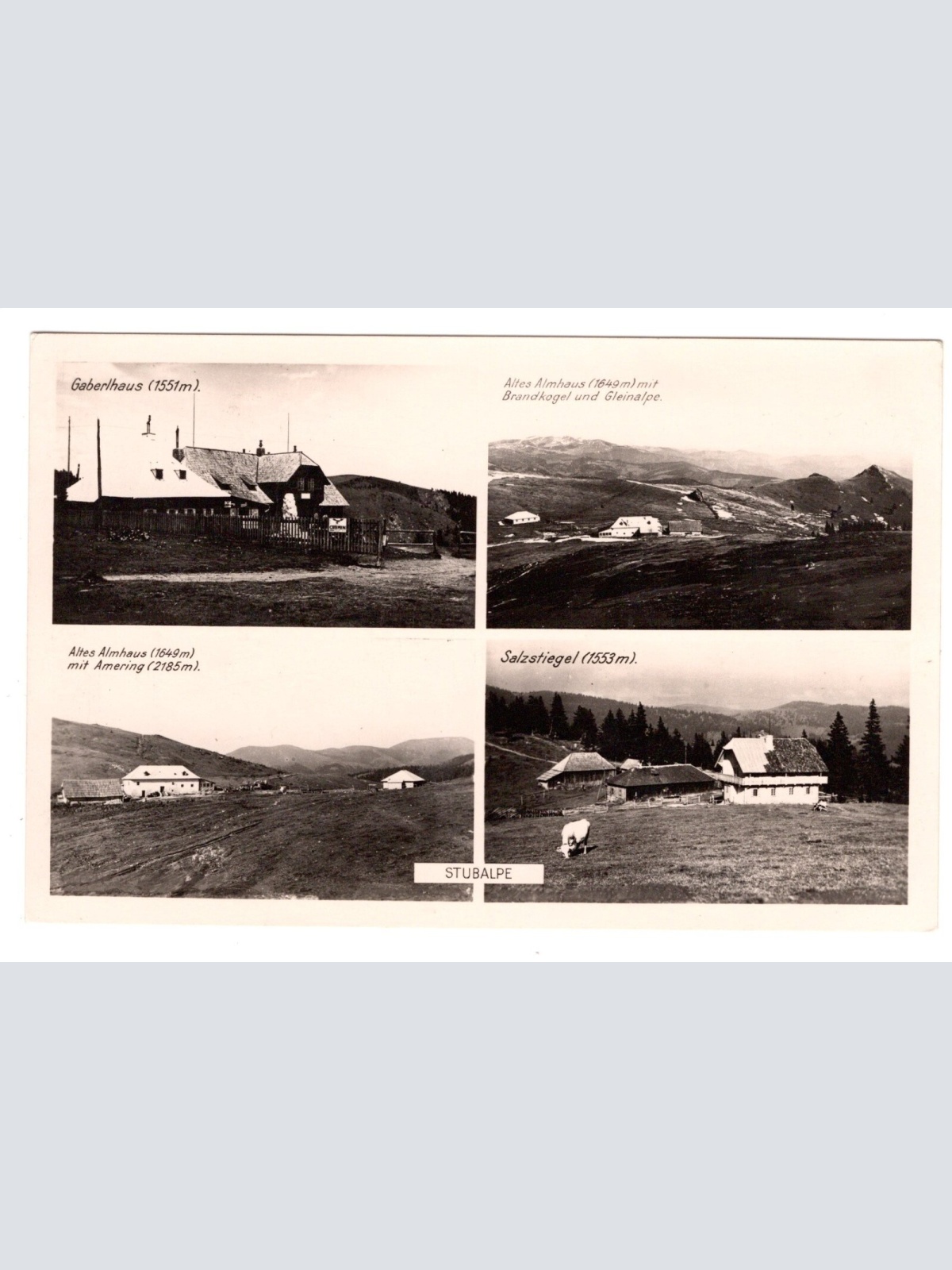 AK, Stubalpe, Steiermark, Ansichtskarte (S5105)
