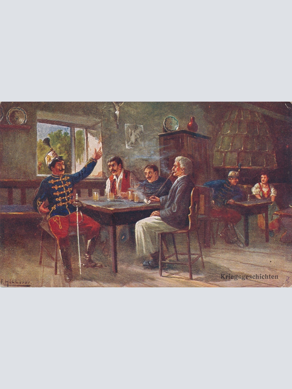 AK Kriegsgeschichten im Gasthaus Militaria (14034)