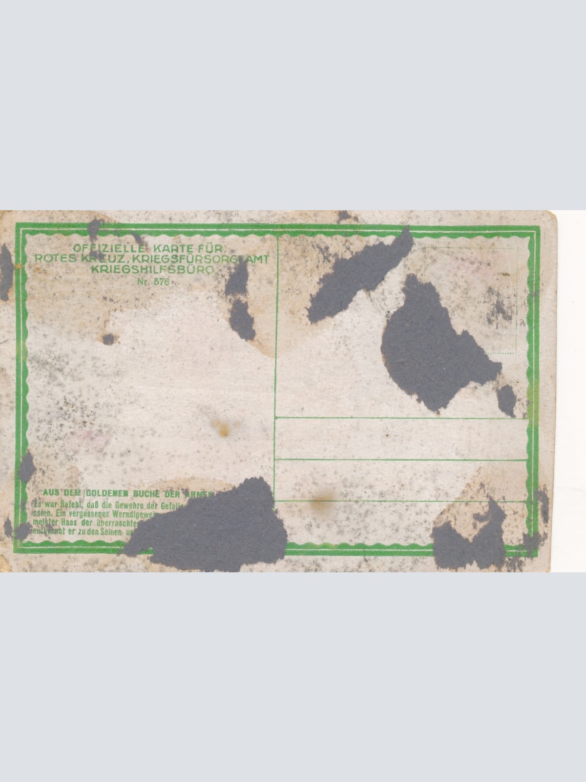 Rot Kreuz Karte Nr. 576 Soldat auf Fahrrad schießt auf Feind Militaria (14035)