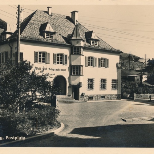AK aus St. Wolfgang mit Post und Telegraphenamt Ansichtskarte (14041)