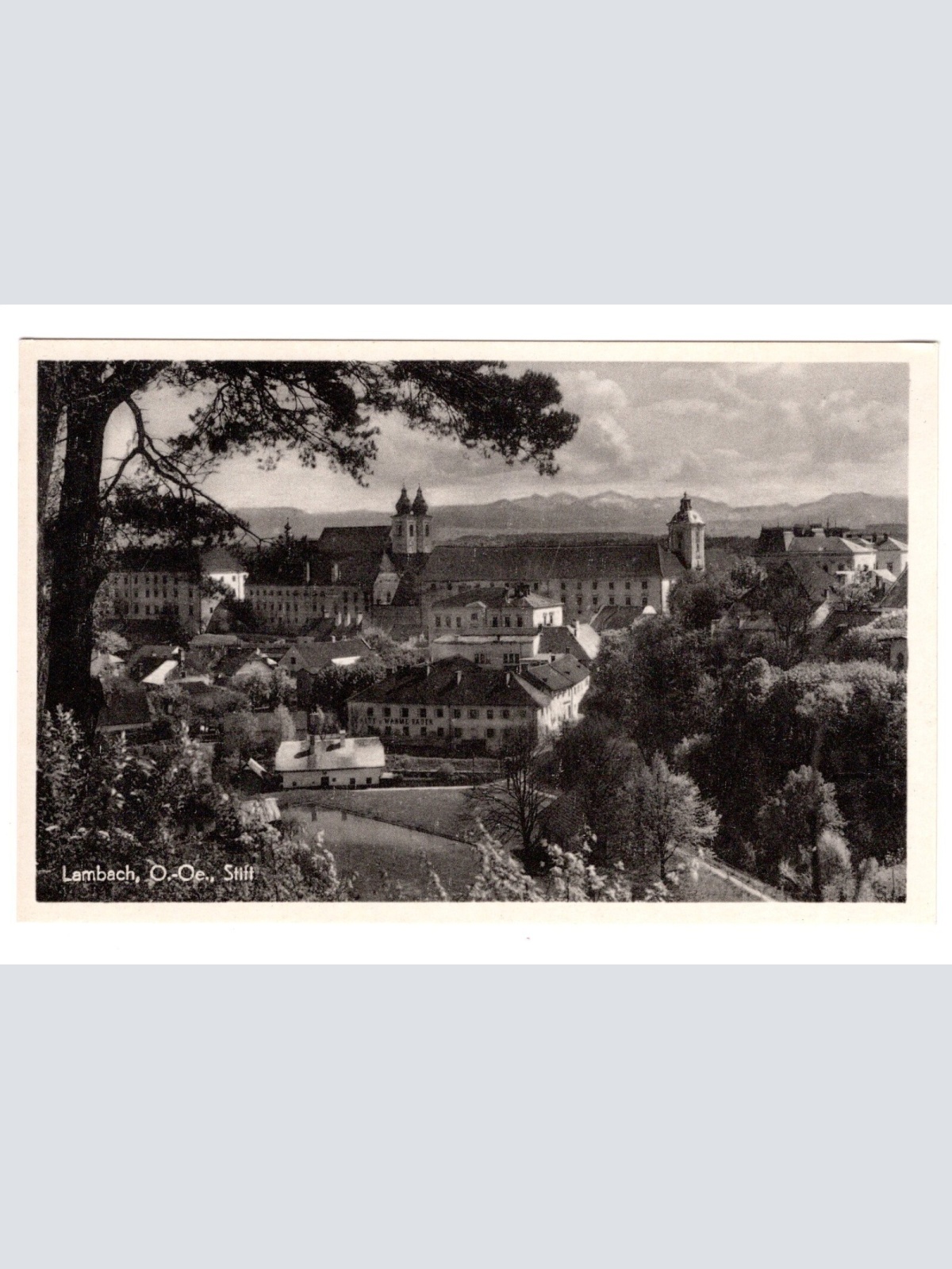 AK, Lambach, Stift, Oberösterreich, Ansichtskarte (S5154)