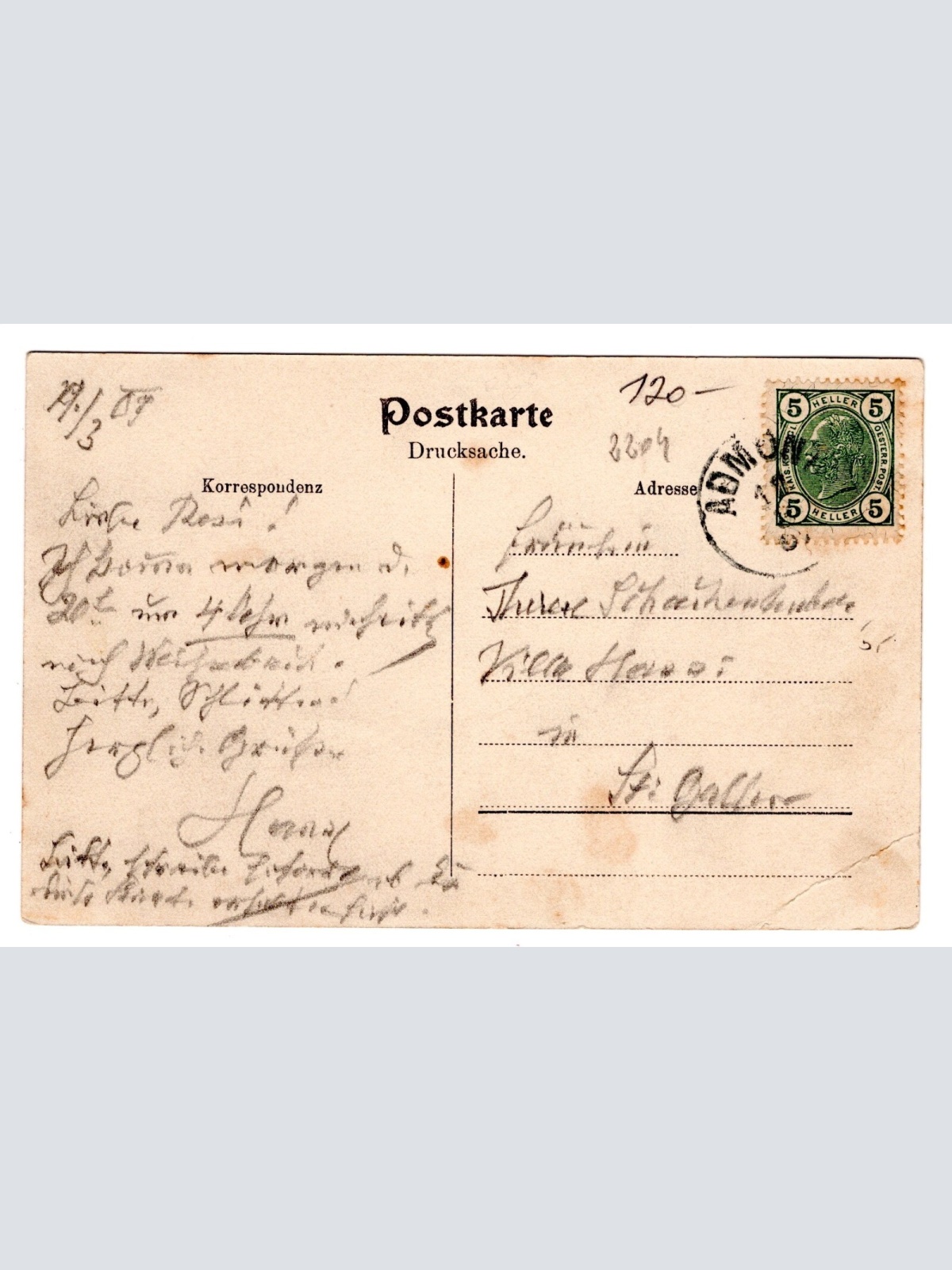 AK, Admonter Haus, Steiermark, Ansichtskarte (S5180)