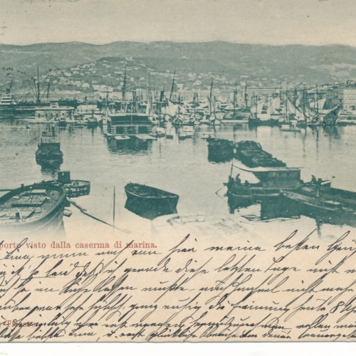 AK aus Trieste Porto Hafen Italien Ansichtskarte (14276)