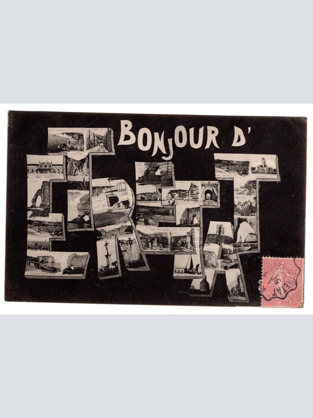 AK, Etretat, Frankreich, Ansichtskarte (S5217)