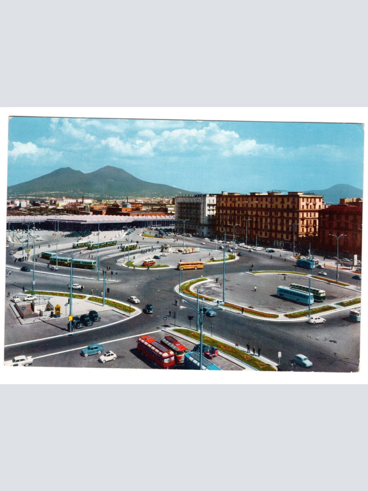 AK, Napoli, Hauptbahnhof, Italien, Ansichtskarte (S5245)