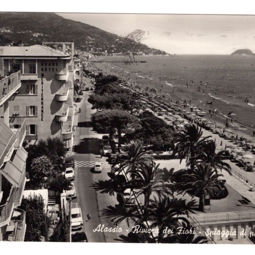 AK, Riviera dei Fiori, Alassio, Italien, Ansichtskarte (S5258)
