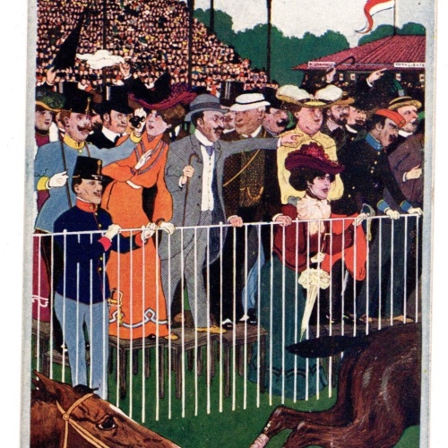 AK, Pferderennen, Ansichtskarte (S5325)