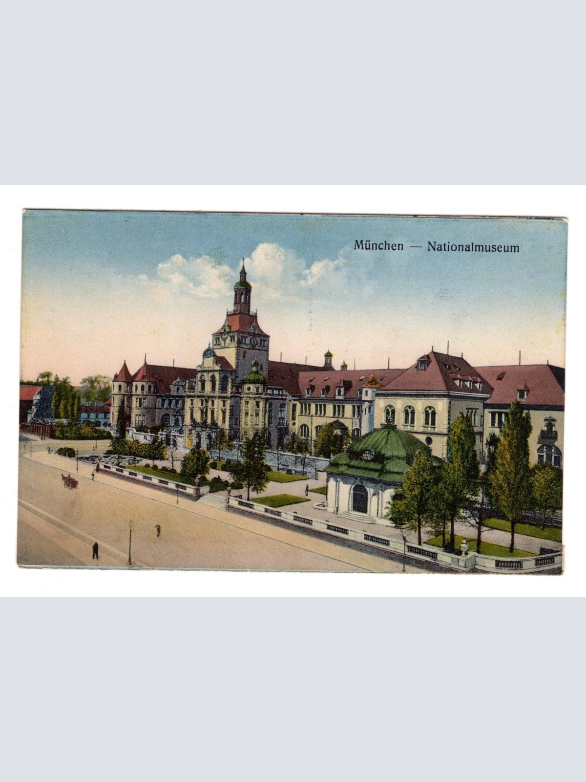 AK, München, Nationalmuseum, Bayern, Ansichtskarte (S5376)