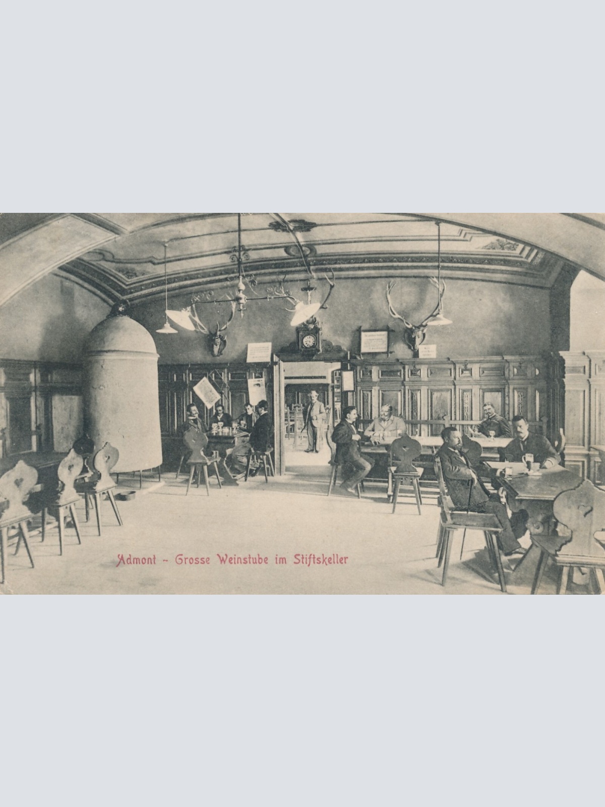 AK aus Admont Grosse Weinstube im Stiftskeller Ansichtskarte (14105)