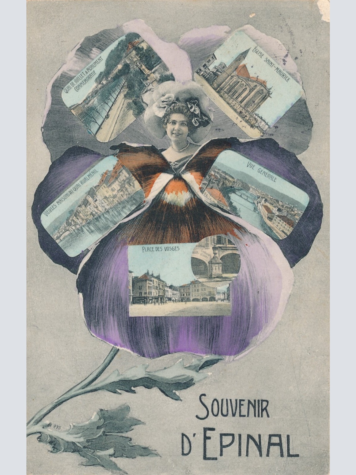 Feilchen AK aus Epinal Frankreich Ansichtskarte (14093)