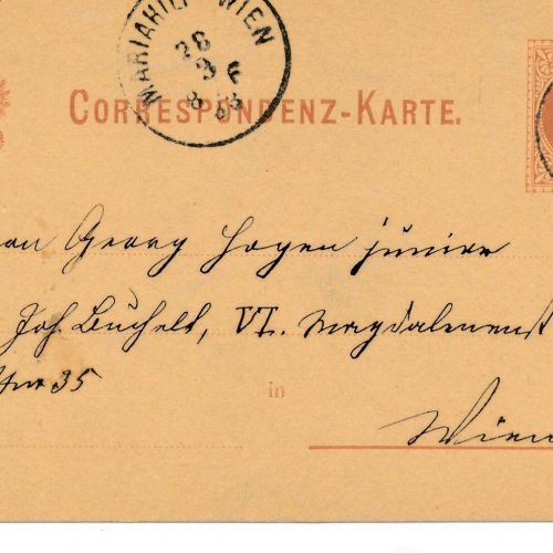 2 Kreuzer Ganzsachen - Karte 1883 aus Ybbs (14328)