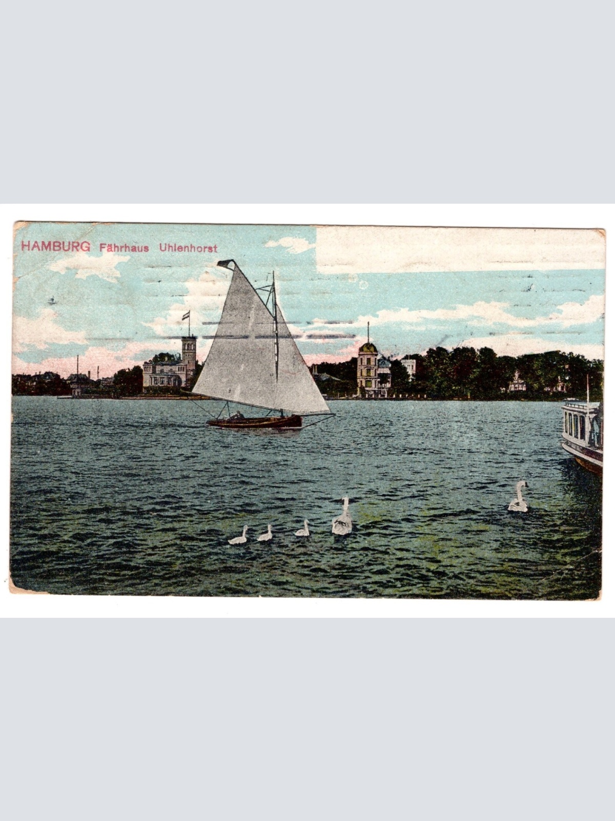 AK, Hamburg, Fährhaus Uhlenhorst, Ansichtskarte (S5395)