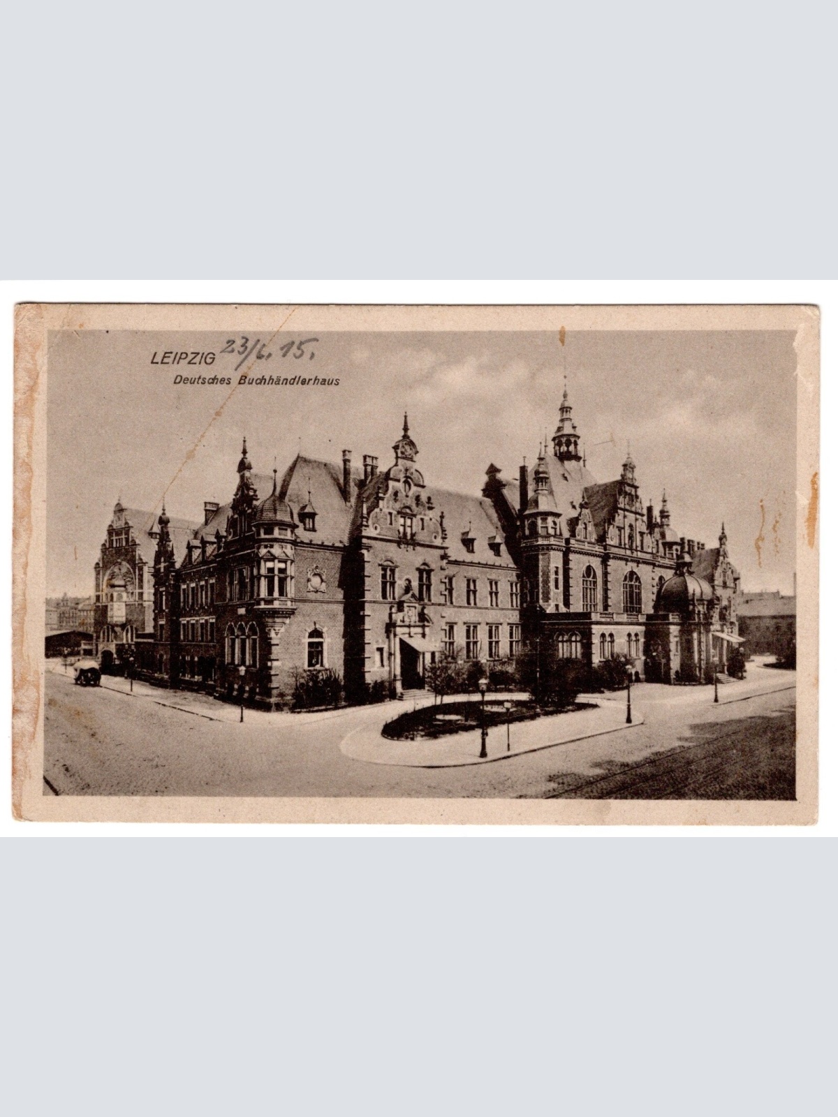 AK, Leipzig, Sachsen, Deutsches Buchhändlerhaus, Ansichtskarte (S5396)