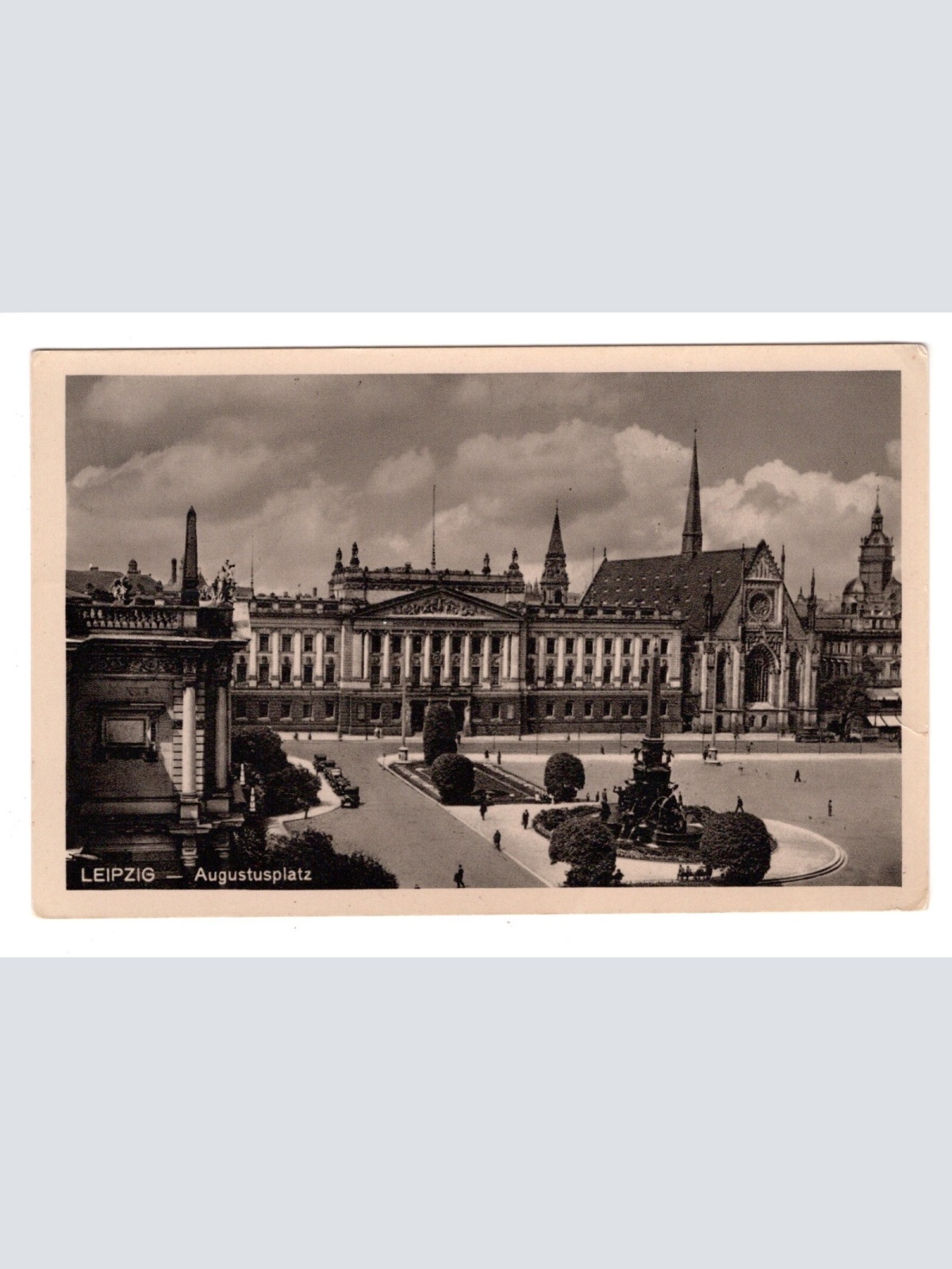 AK, Leipzig, Sachsen, Augustusplatz, Ansichtskarte (S5399)