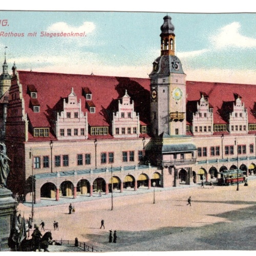 AK, Leipzig, Sachsen, Neues Rathaus, Ansichtskarte (S5403)