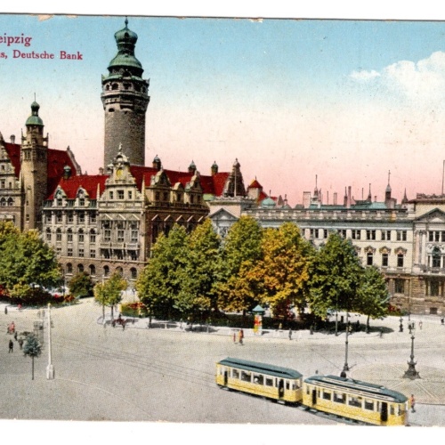 AK, Leipzig, Sachsen, Neues Rathaus, Ansichtskarte (S5404)