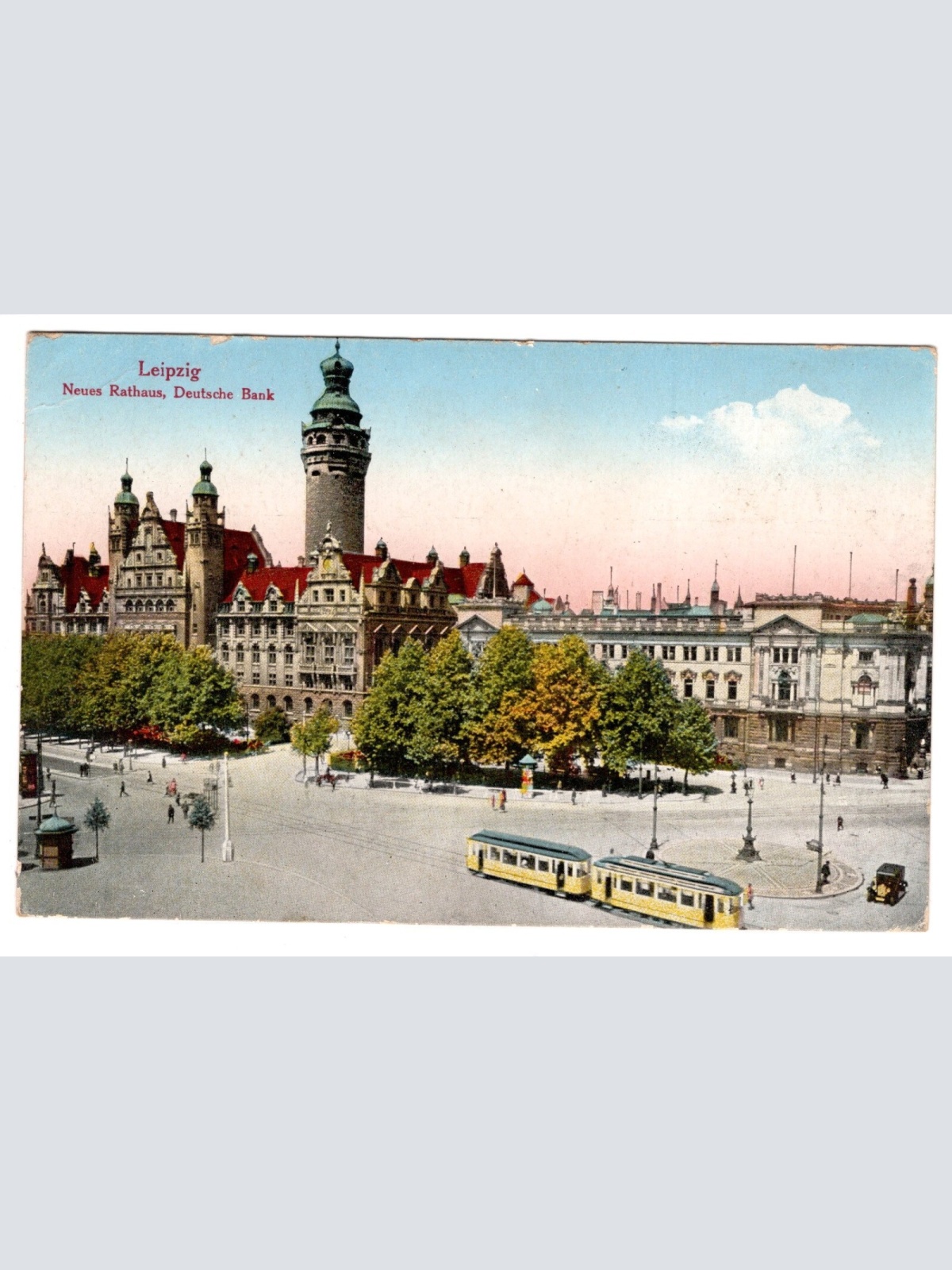 AK, Leipzig, Sachsen, Neues Rathaus, Ansichtskarte (S5404)