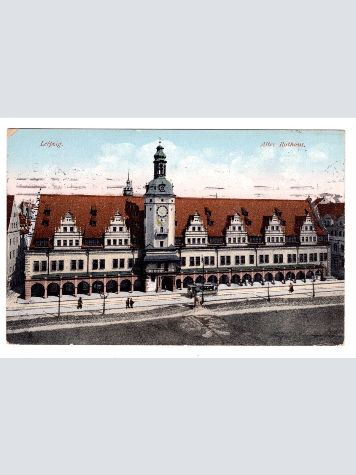 AK, Leipzig, Sachsen, Altes Rathaus, Ansichtskarte (S5405)