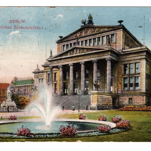 AK, Berlin, Königliches Schauspielhaus, Ansichtskarte (S5418)