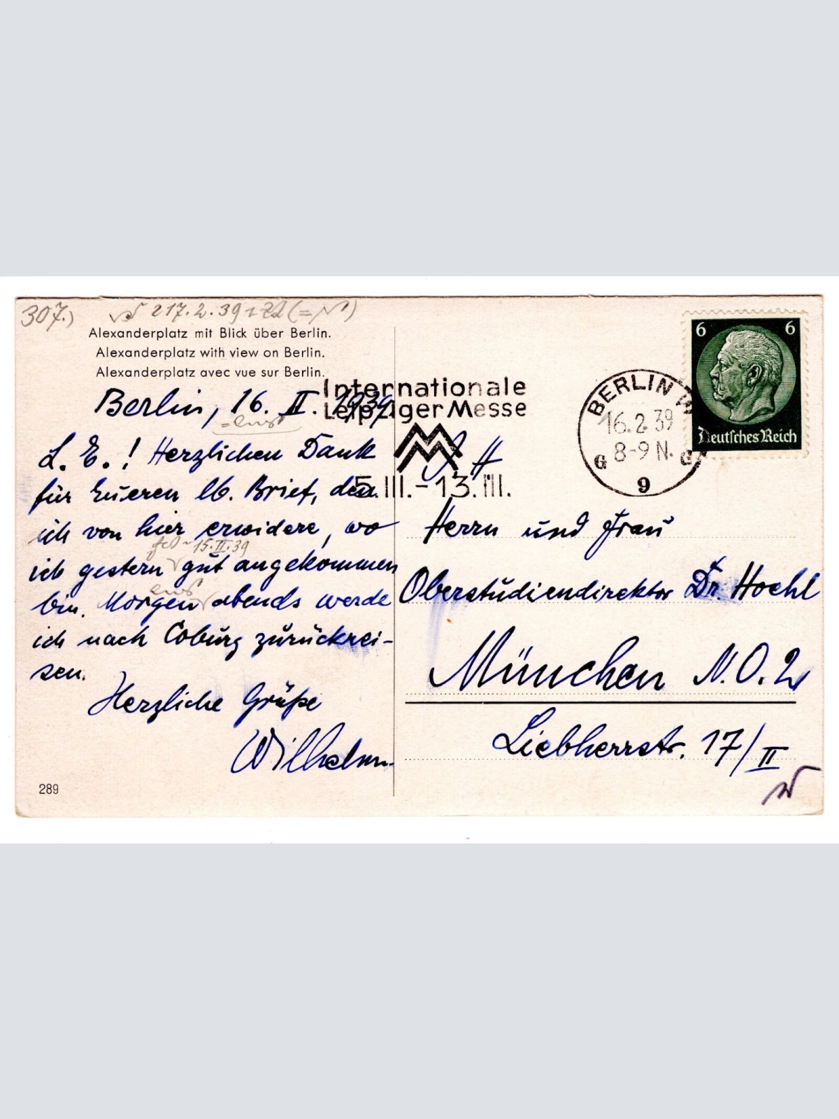 AK, Berlin, Alexanderplatz, Ansichtskarte (S5436)