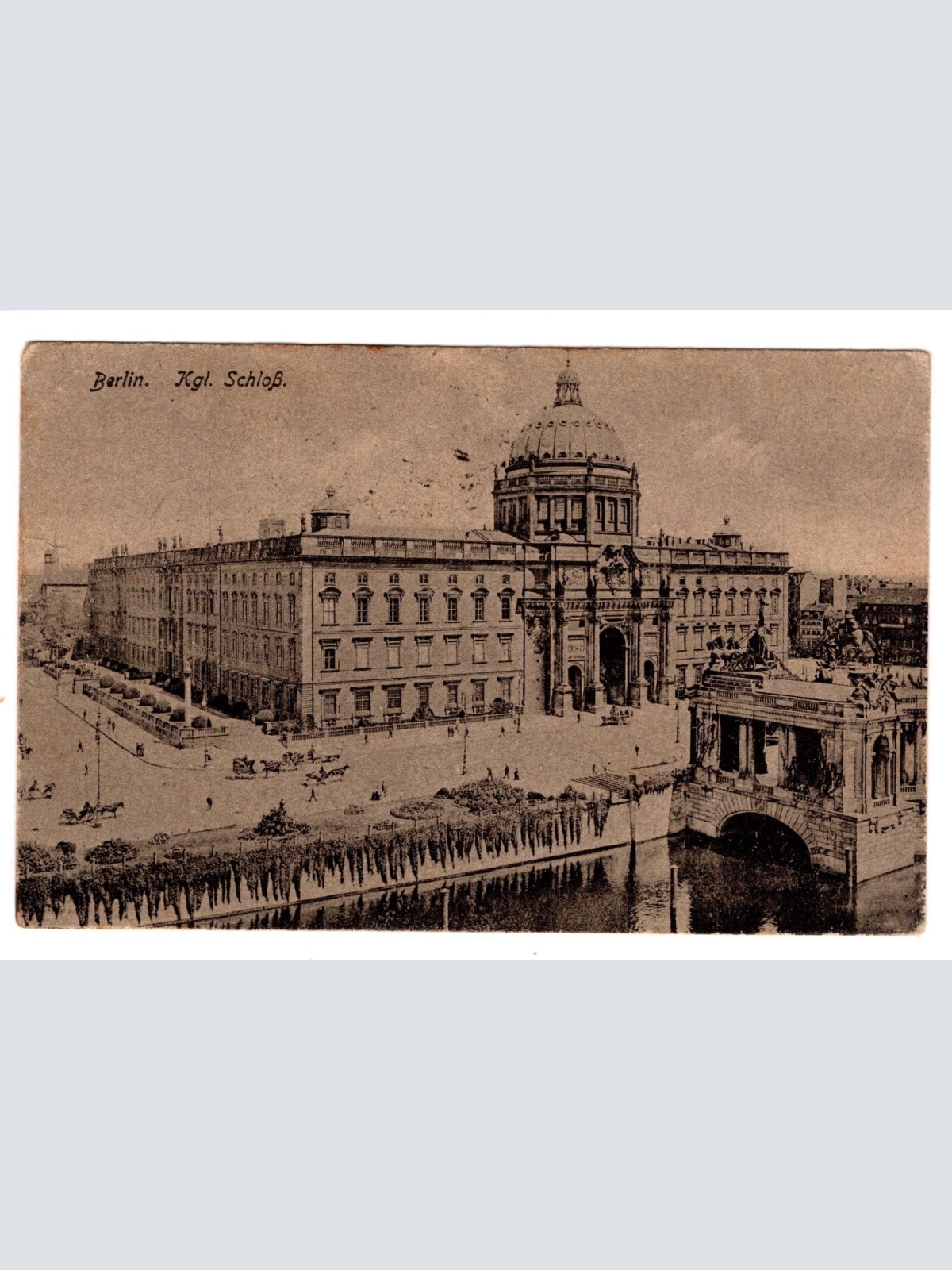 AK, Berlin, Kgl. Schloss, Ansichtskarte (S5438)