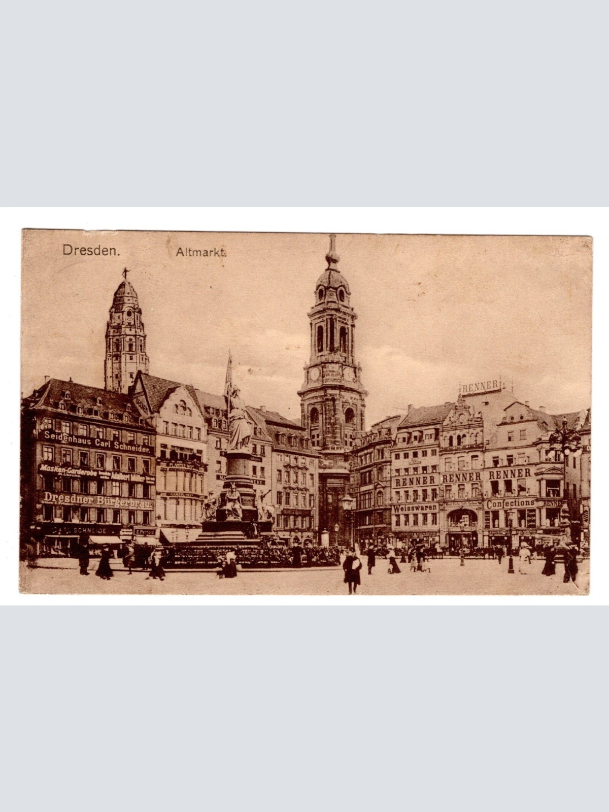 AK, Dresden, Sachsen, Altmarkt, Ansichtskarte (S5454)