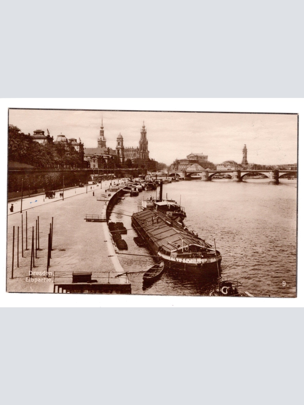 AK, Dresden, Sachsen, Elbpartie, Ansichtskarte (S5455)