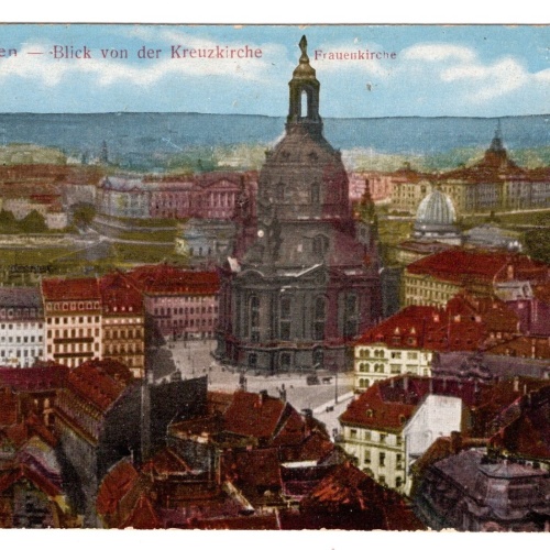 AK, Dresden, Sachsen, Blick von der Kreuzkirche, Ansichtskarte (S5469)