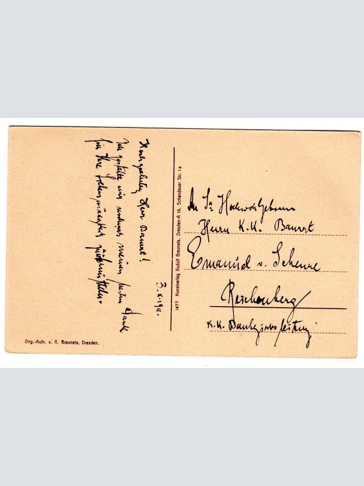 AK, Dresden, Sachsen, Kgl. Schloss, Ansichtskarte (S5470)