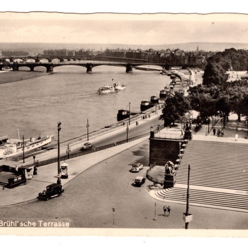 AK, Dresden, Sachsen, Brühl'sche Terrasse, Ansichtskarte (S5475)
