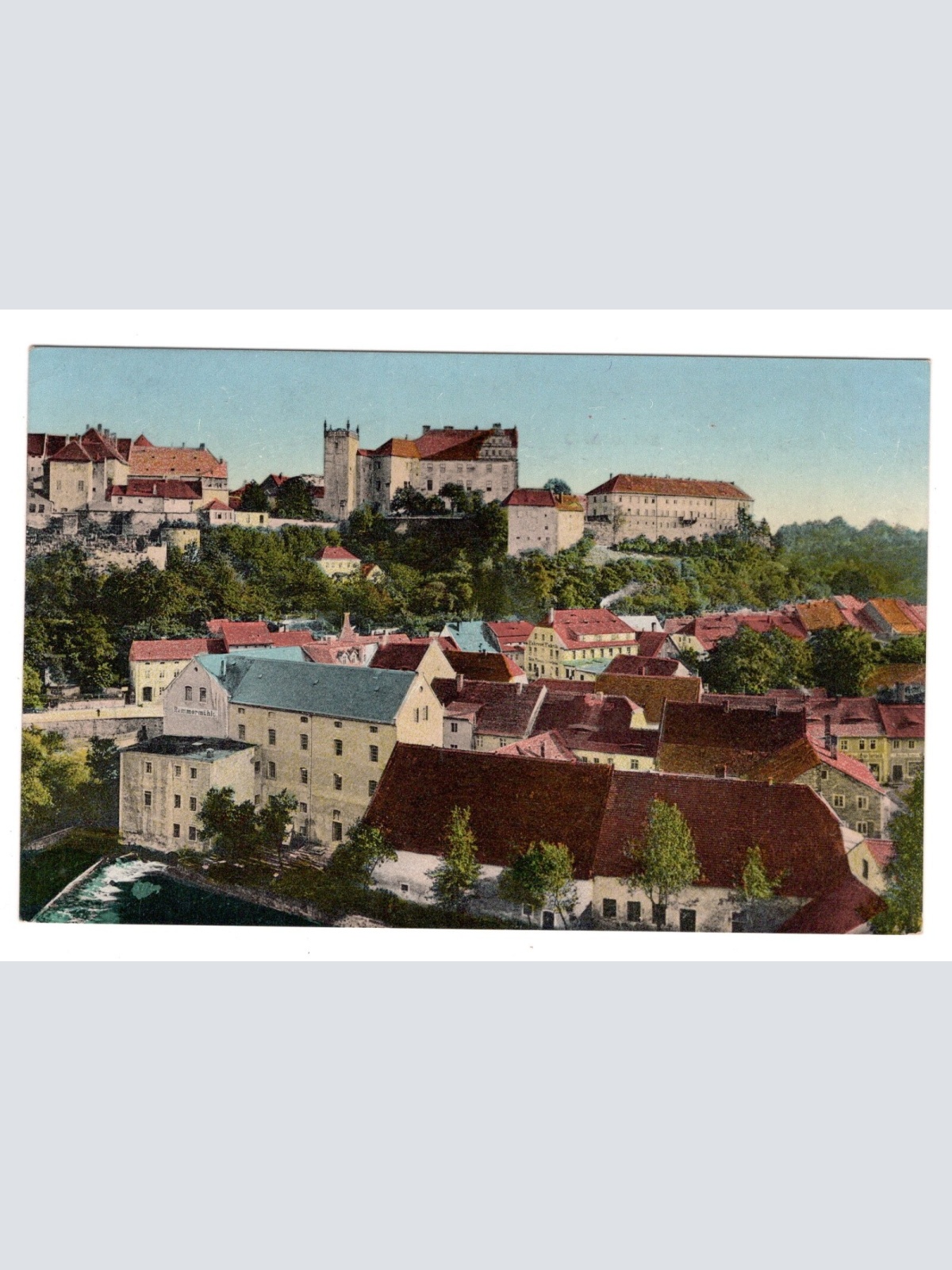 AK, Bautzen, Sachsen, vom Schießberg auf Schloss Ortenburg Ansichtskarte (S5501)