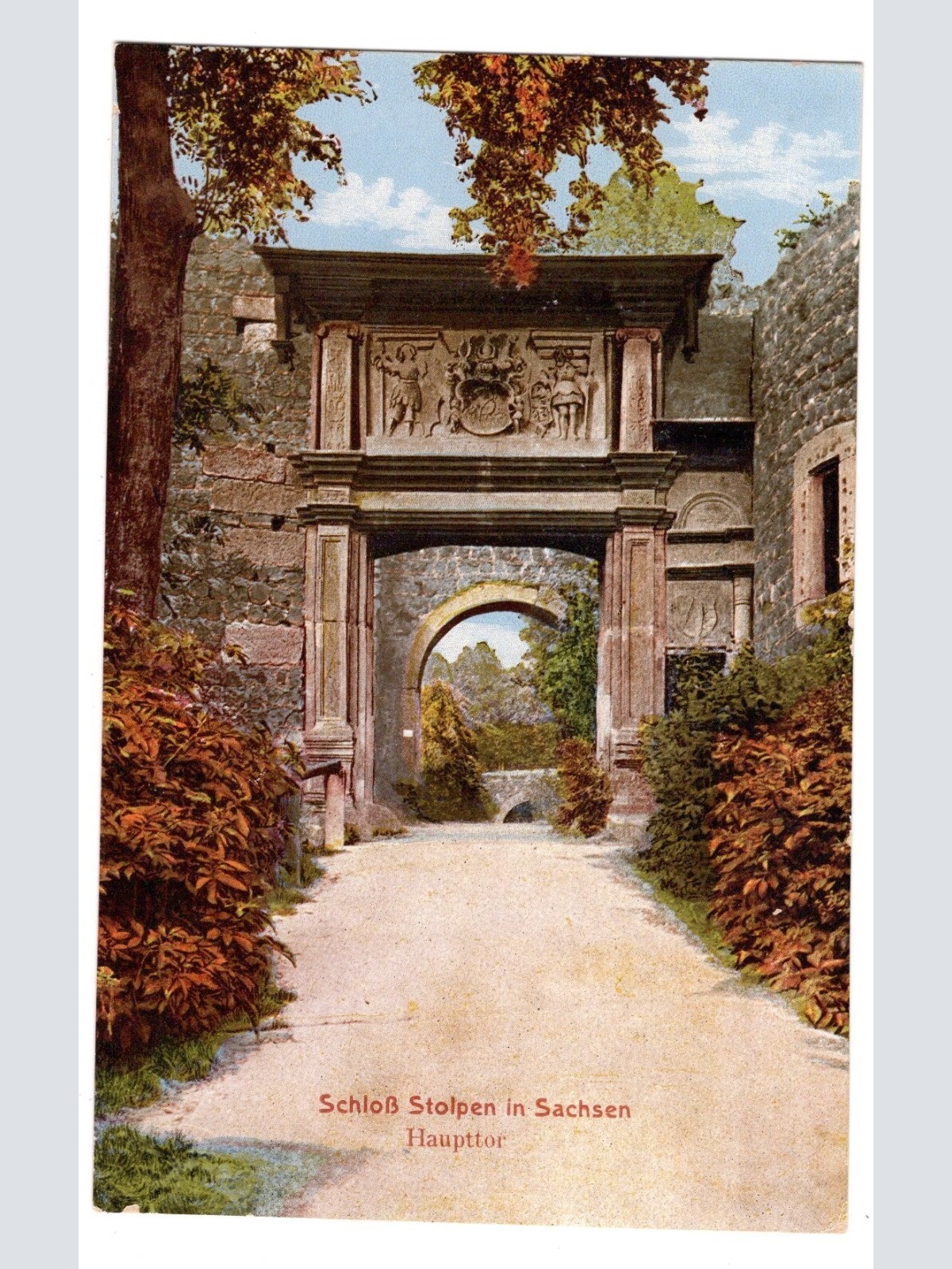 AK, Schloss Stolpen, Sachsen, Ansichtskarte (S5520)