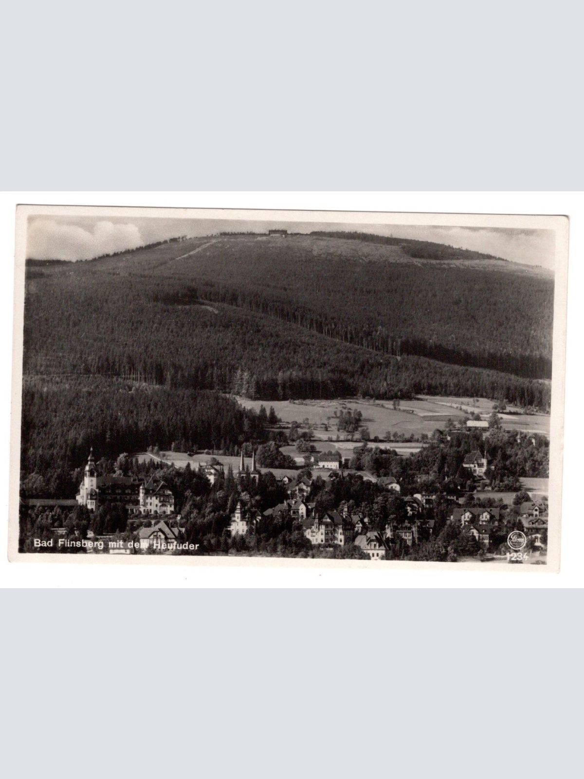 AK, Bad Flinsberg mit den Heufuder, Ansichtskarte (S5538)