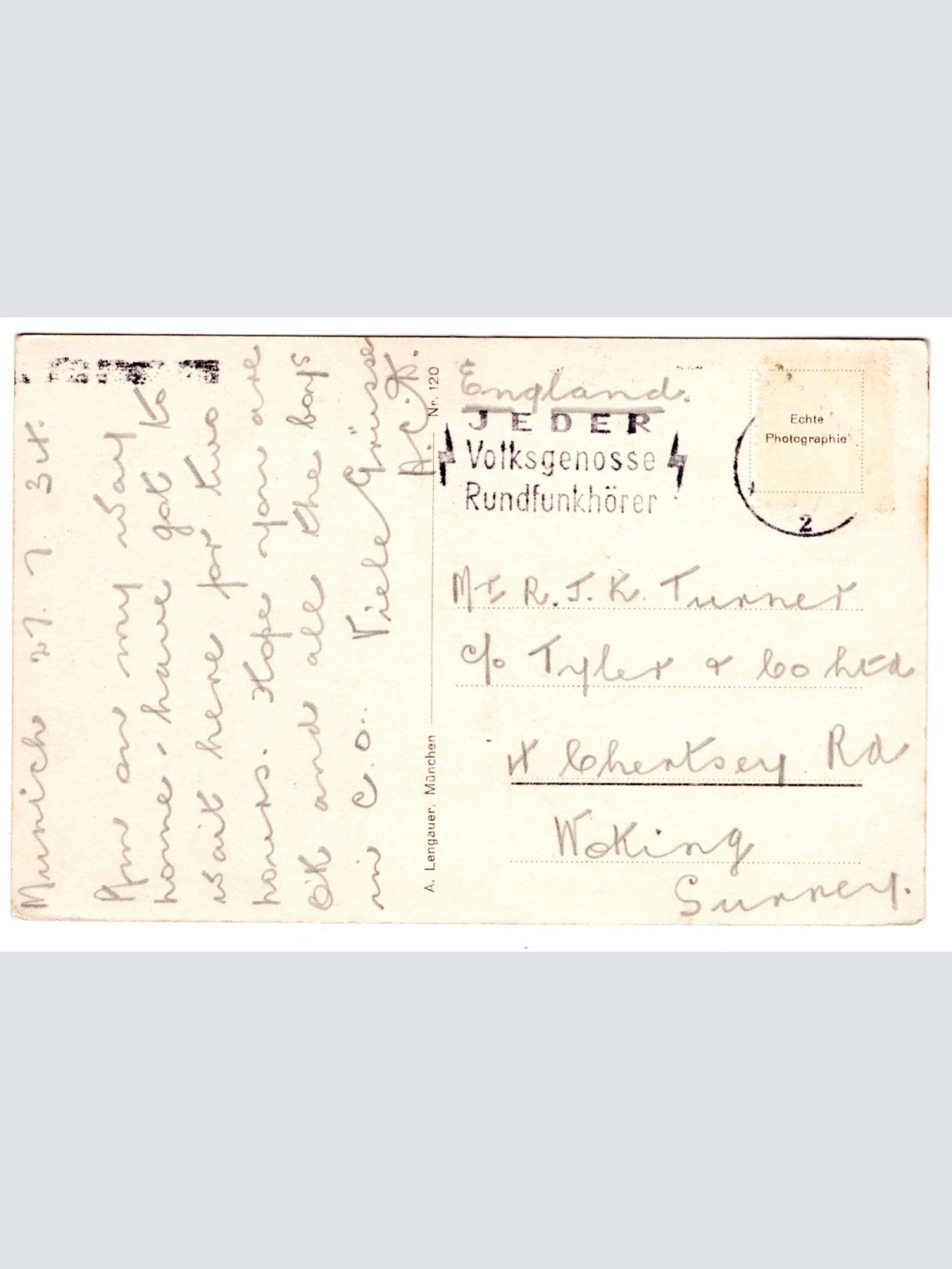 AK, München, Isarpartie mit Gebirge, Bayern, Ansichtskarte (S5545)