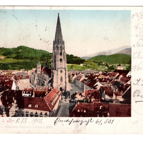 AK, Freiburg i. Br., Baden-Württemberg, Ansichtskarte (S5575)