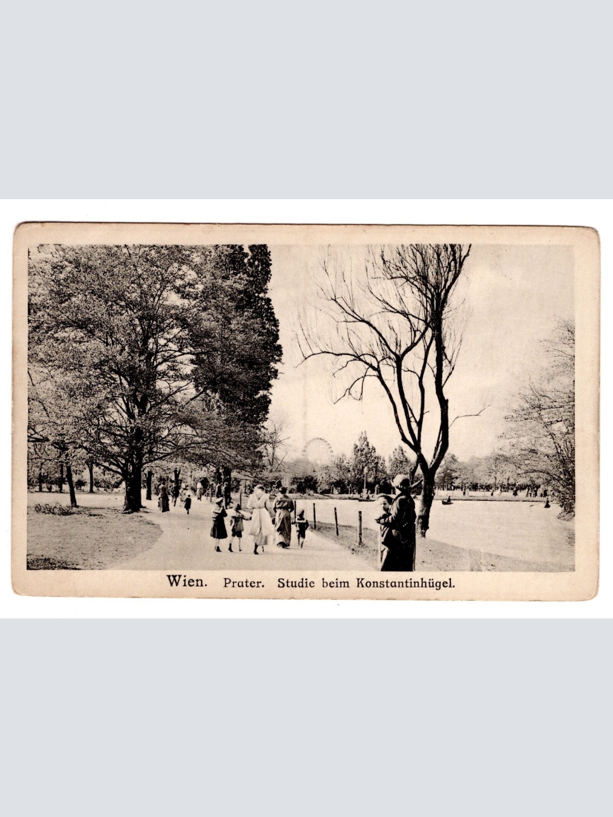 AK, Wien, Prater, Studie beim Konstantinhügel, Ansichtskarte (S5597)