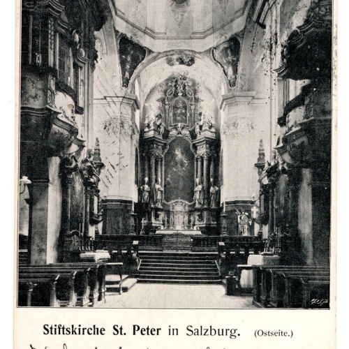 AK, Stiftskirche St. Peter, Salzburg, Ansichtskarte (S5660)