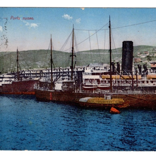 AK, Trieste, Porto nuovo, Italien, Ansichtskarte (S5663)