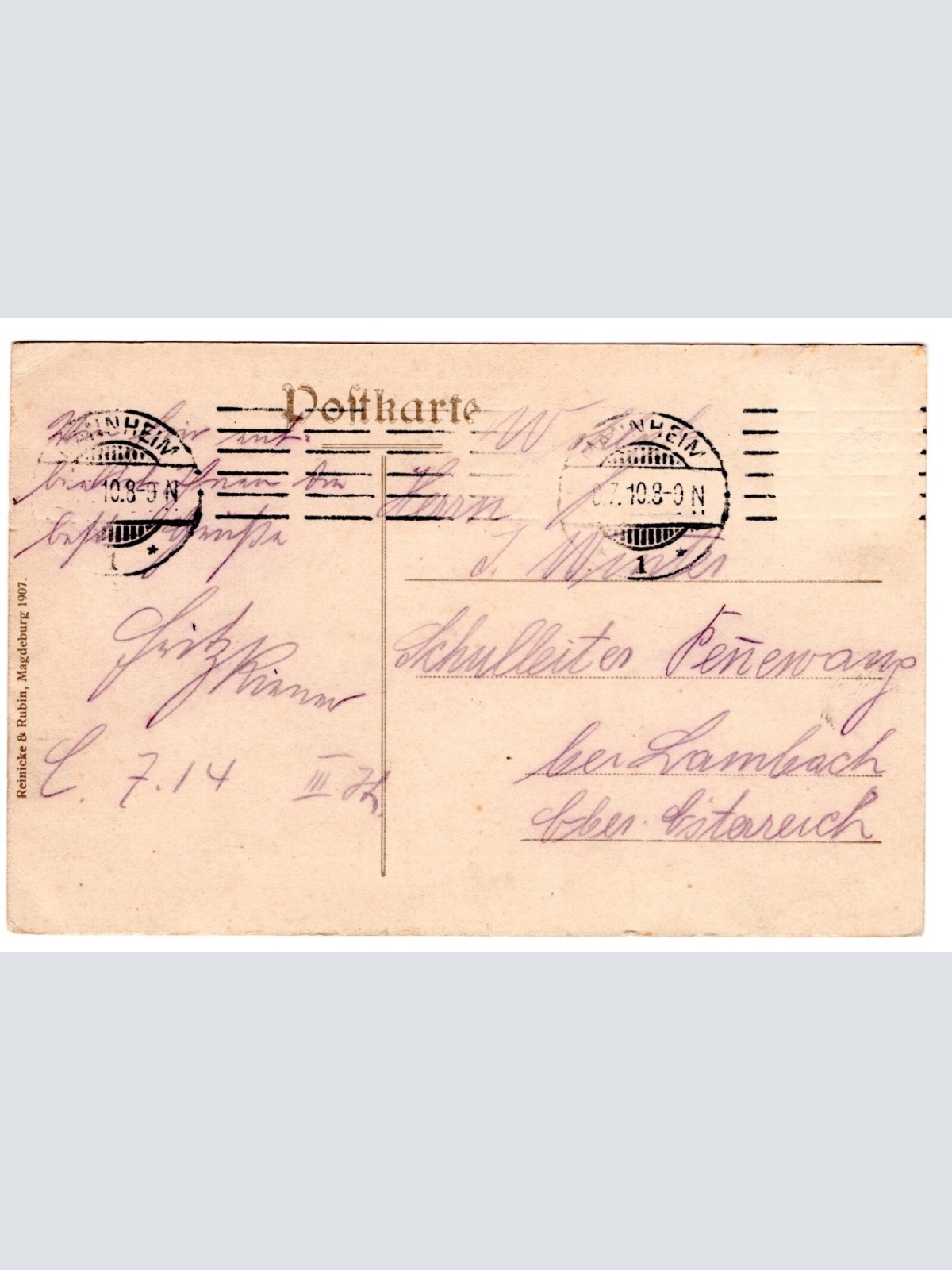 AK, Mannheim, Baden-Württemberg, Ansichtskarte (S5666)