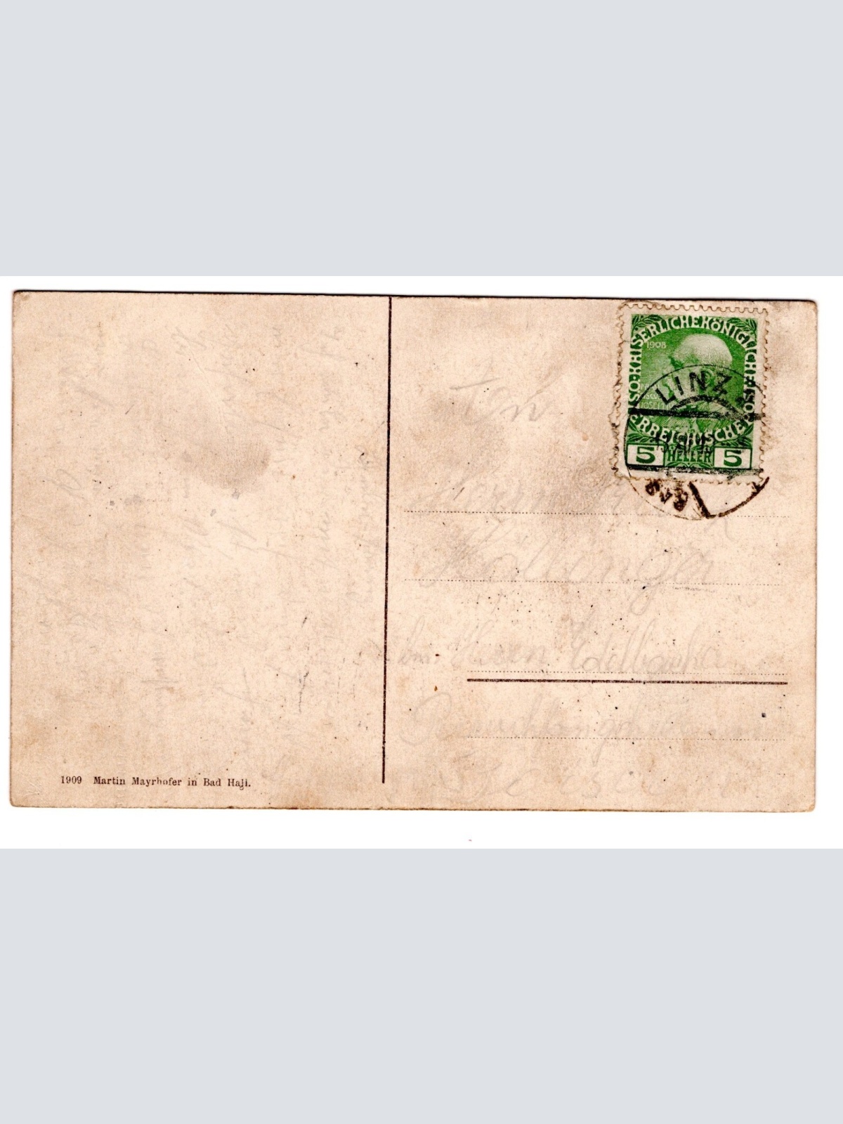 AK, Bad Hall, Anzengruber Gedenkstein, Oberösterreich, Ansichtskarte (S5684)