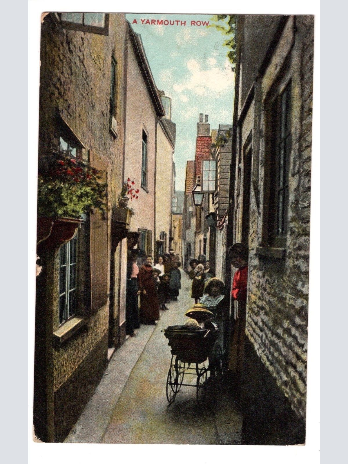 AK, A Yarmouth Row, England, Ansichtskarte (S5694)